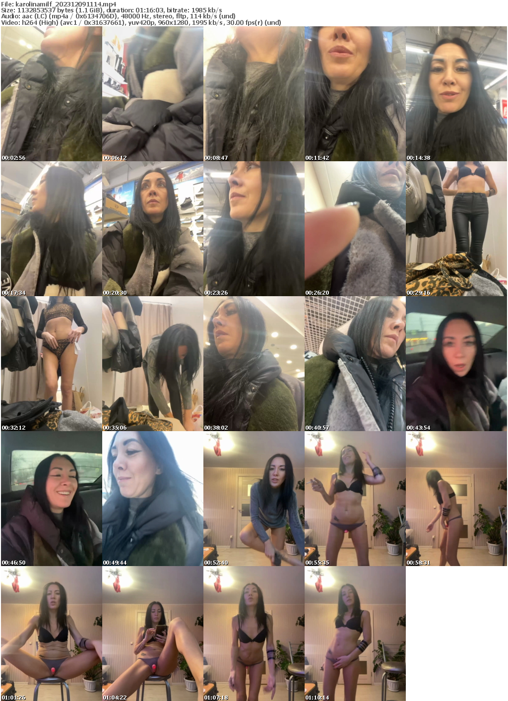 Preview thumb from karolinamilf on 2023-12-09 @ bongacams