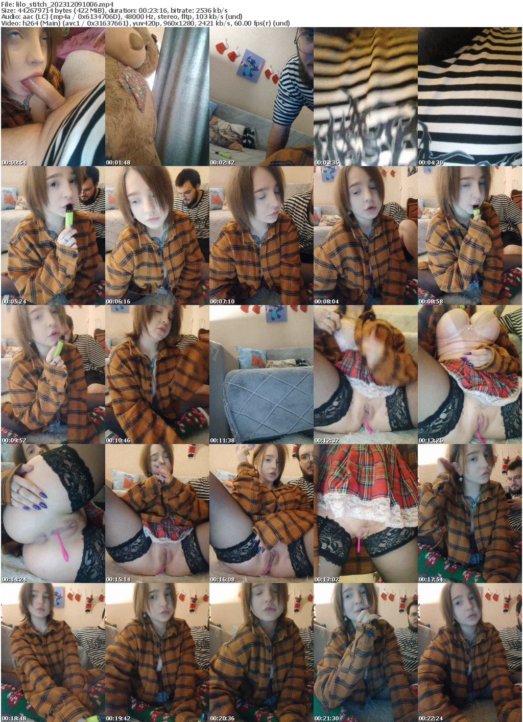 Preview thumb from lilo_stitch on 2023-12-09 @ bongacams