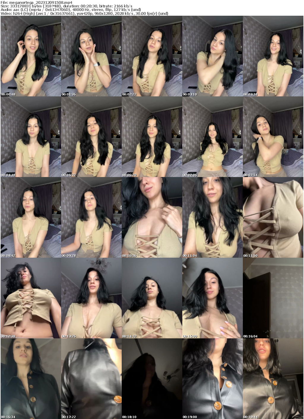 Preview thumb from meganortega on 2023-12-09 @ bongacams