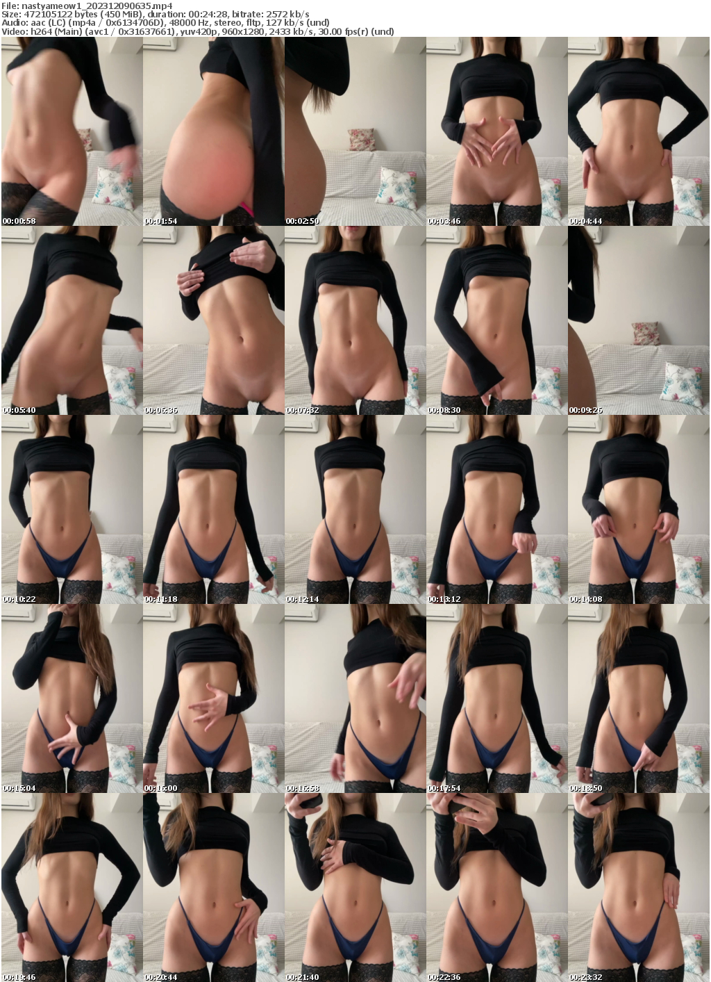 Preview thumb from nastyameow1 on 2023-12-09 @ bongacams