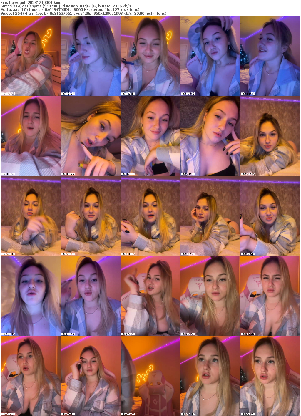 Preview thumb from boredgirl on 2023-12-10 @ bongacams