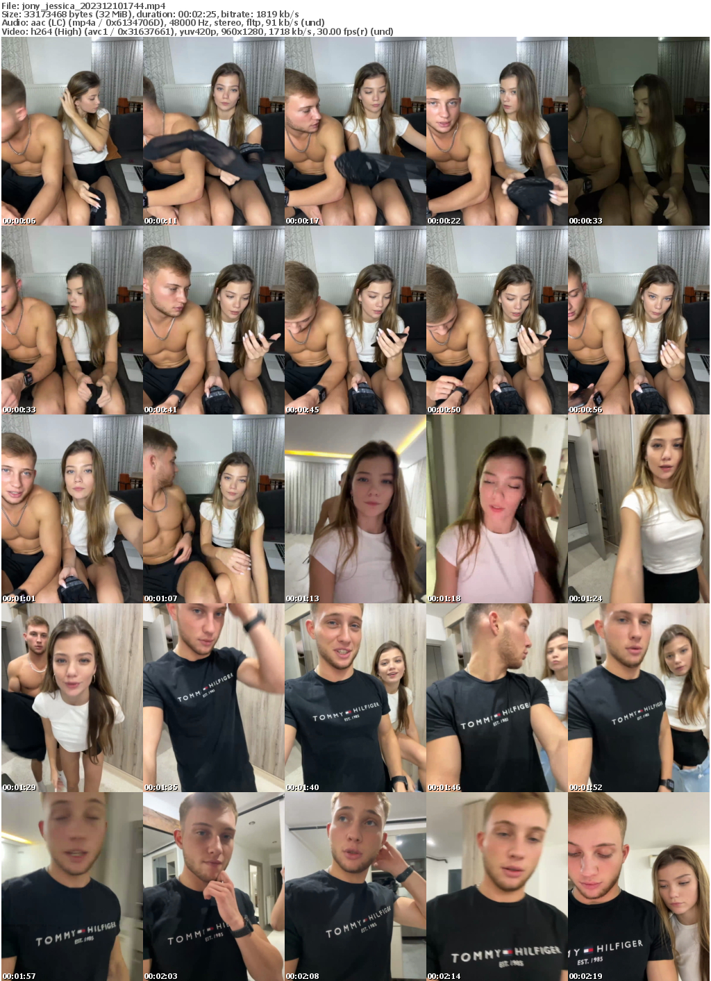 Preview thumb from jony_jessica on 2023-12-10 @ bongacams