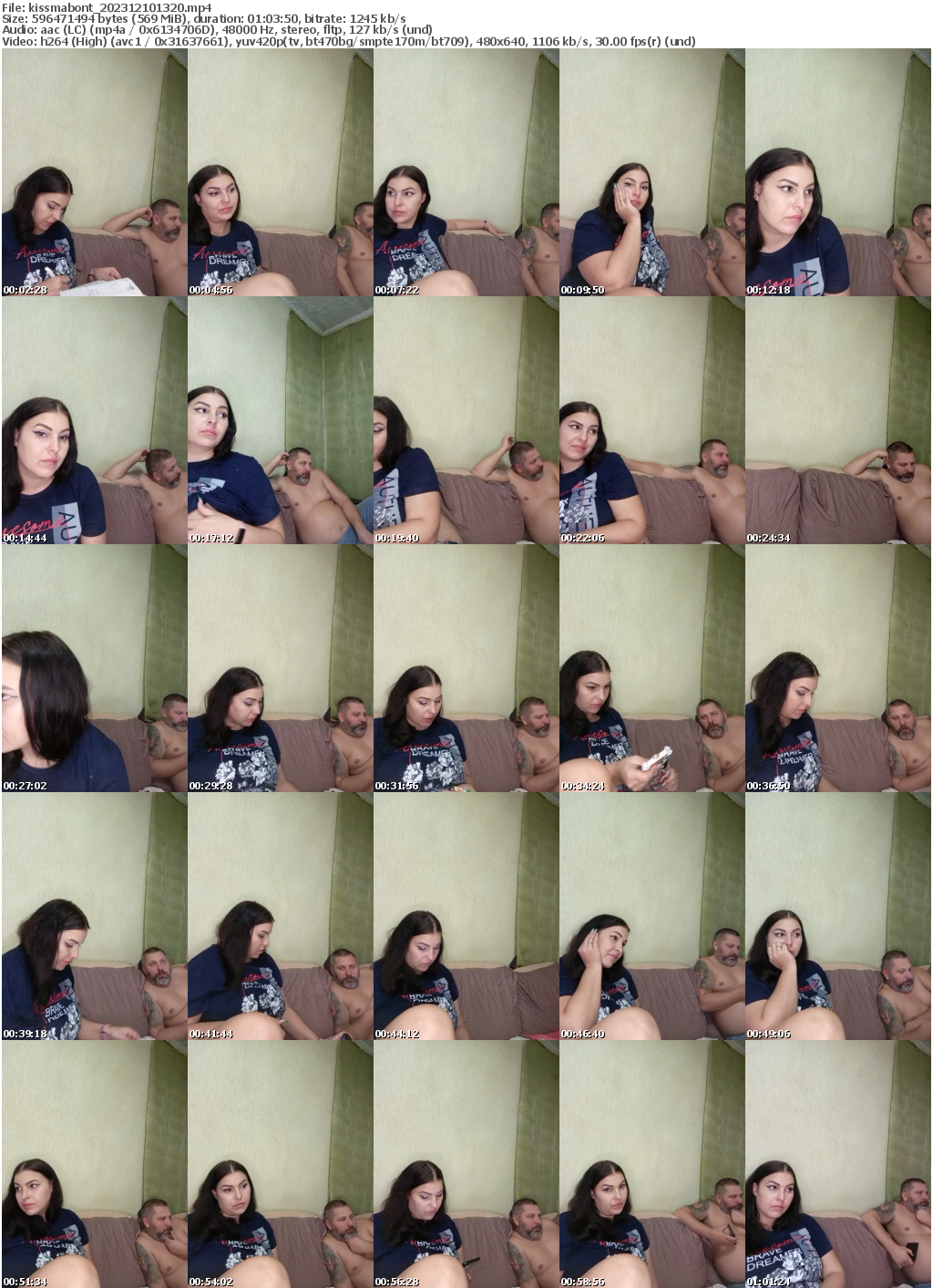 Preview thumb from kissmabont on 2023-12-10 @ bongacams