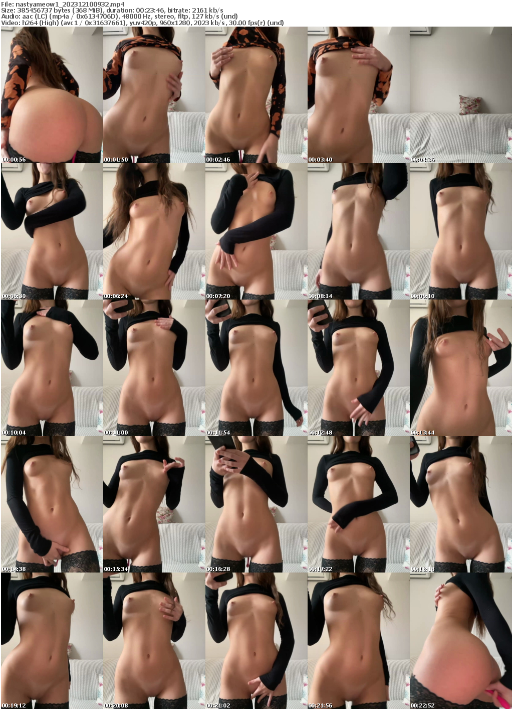 Preview thumb from nastyameow1 on 2023-12-10 @ bongacams