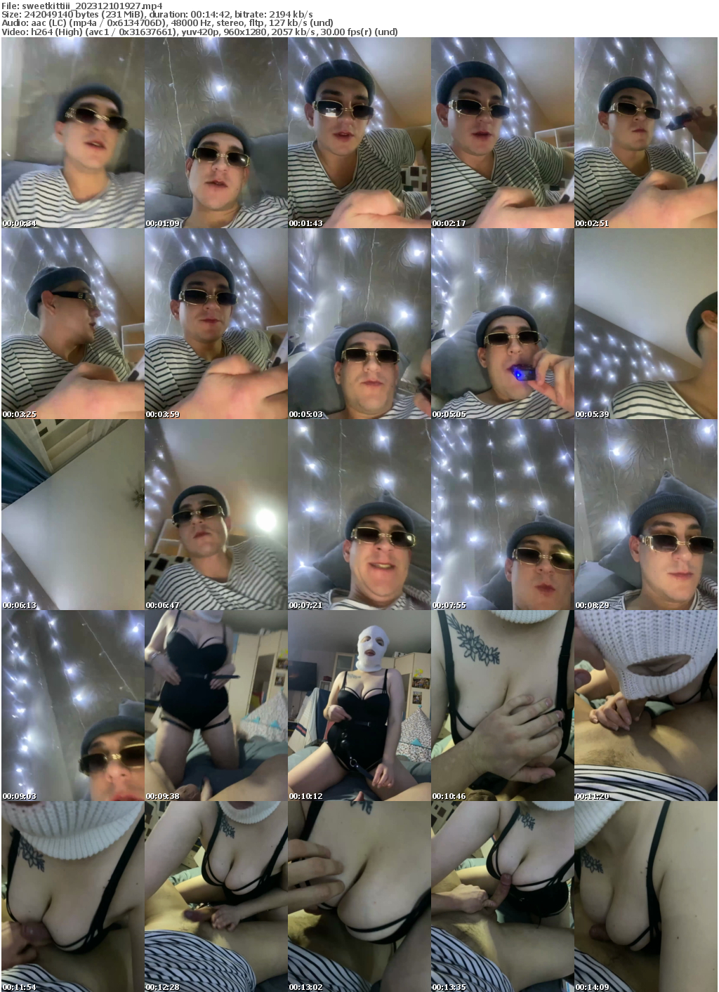 Preview thumb from sweetkittiii on 2023-12-10 @ bongacams