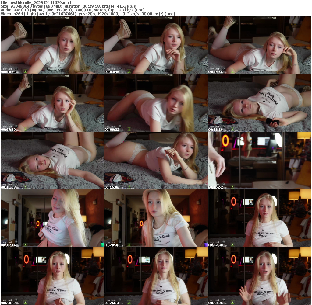 Preview thumb from bestblondie on 2023-12-11 @ bongacams