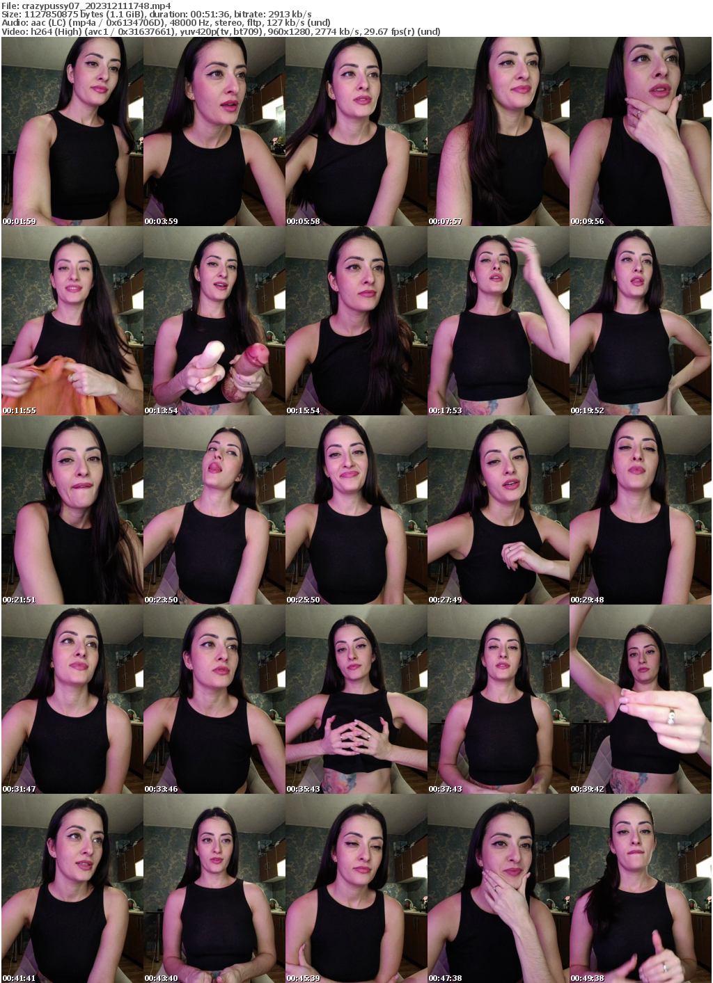 Preview thumb from crazypussy07 on 2023-12-11 @ bongacams