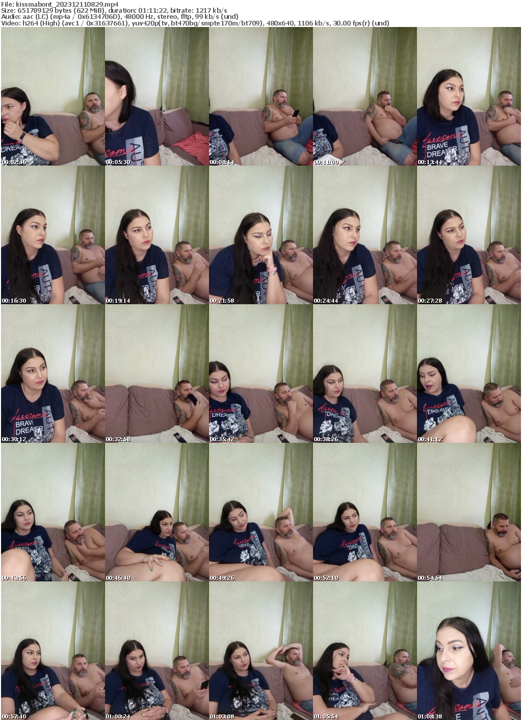 Preview thumb from kissmabont on 2023-12-11 @ bongacams