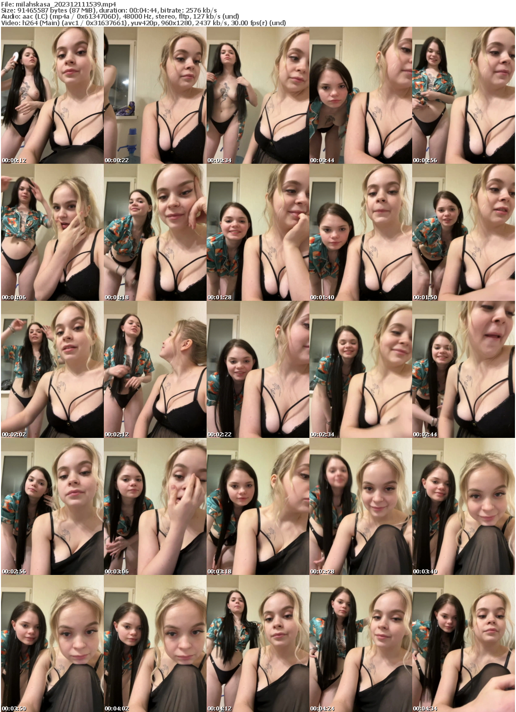 Preview thumb from milahskasa on 2023-12-11 @ bongacams