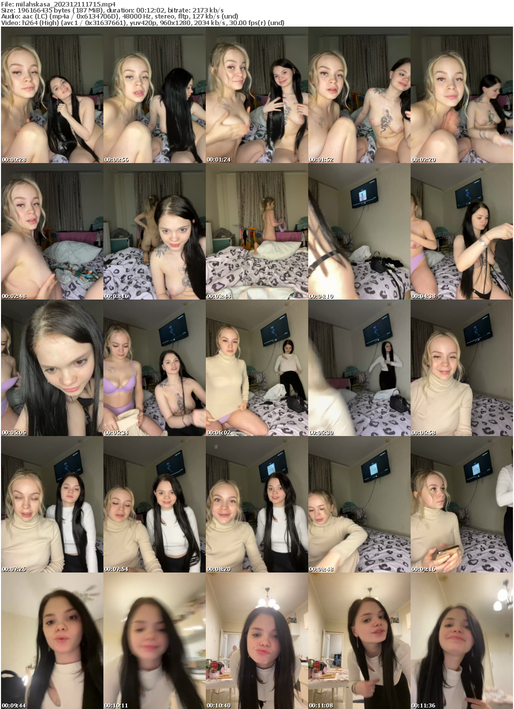 Preview thumb from milahskasa on 2023-12-11 @ bongacams