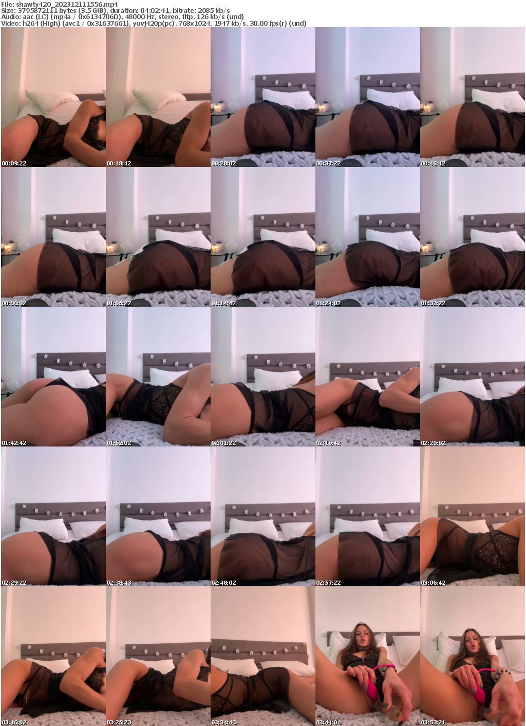 Preview thumb from shawty420 on 2023-12-11 @ bongacams