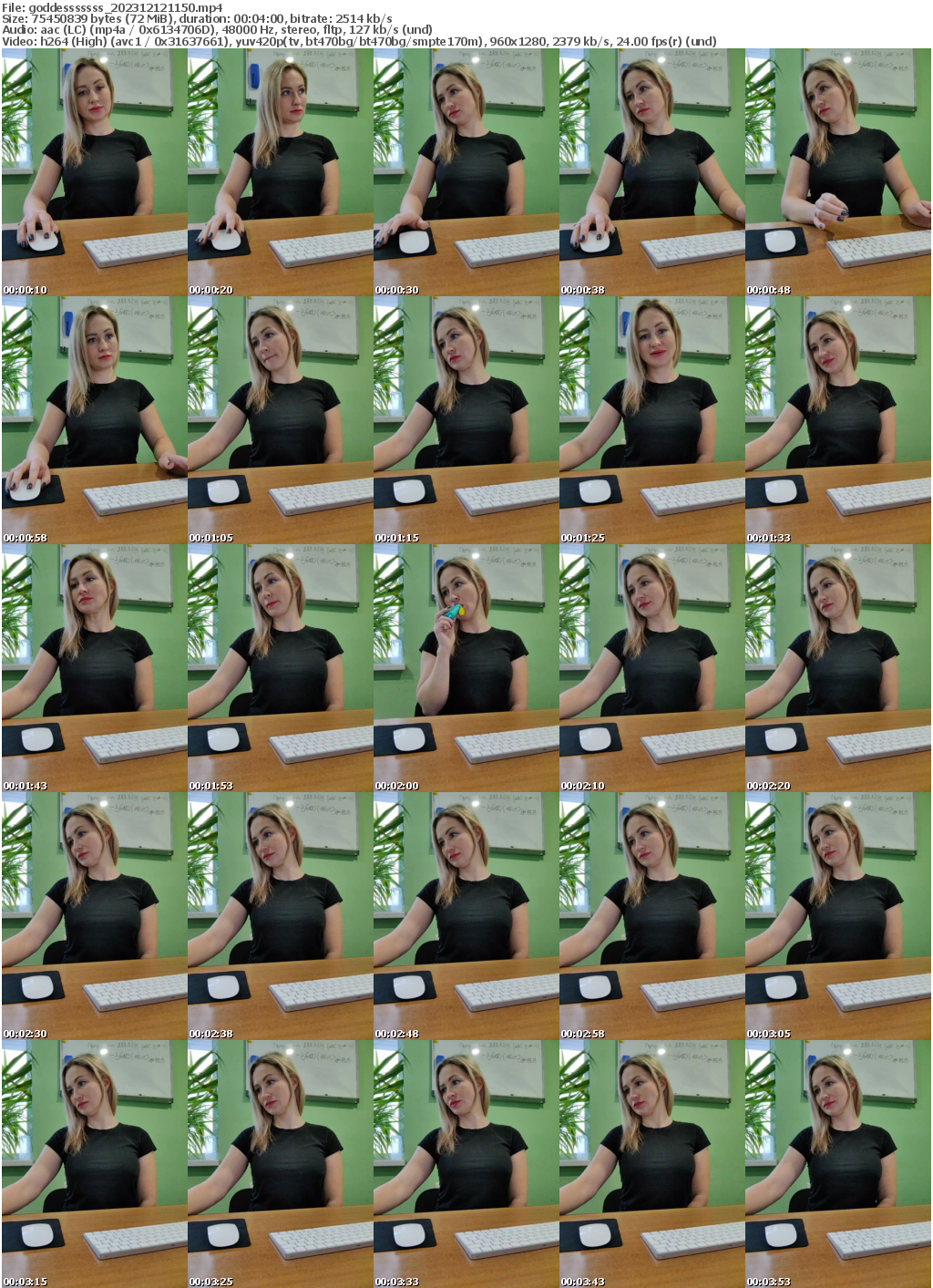 Preview thumb from goddesssssss on 2023-12-12 @ bongacams