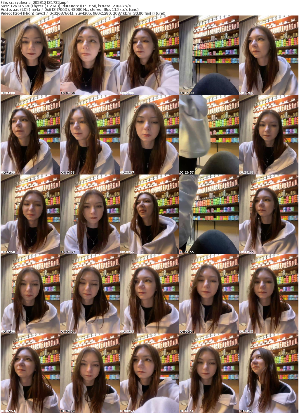 Preview thumb from crazyaleona on 2023-12-13 @ bongacams