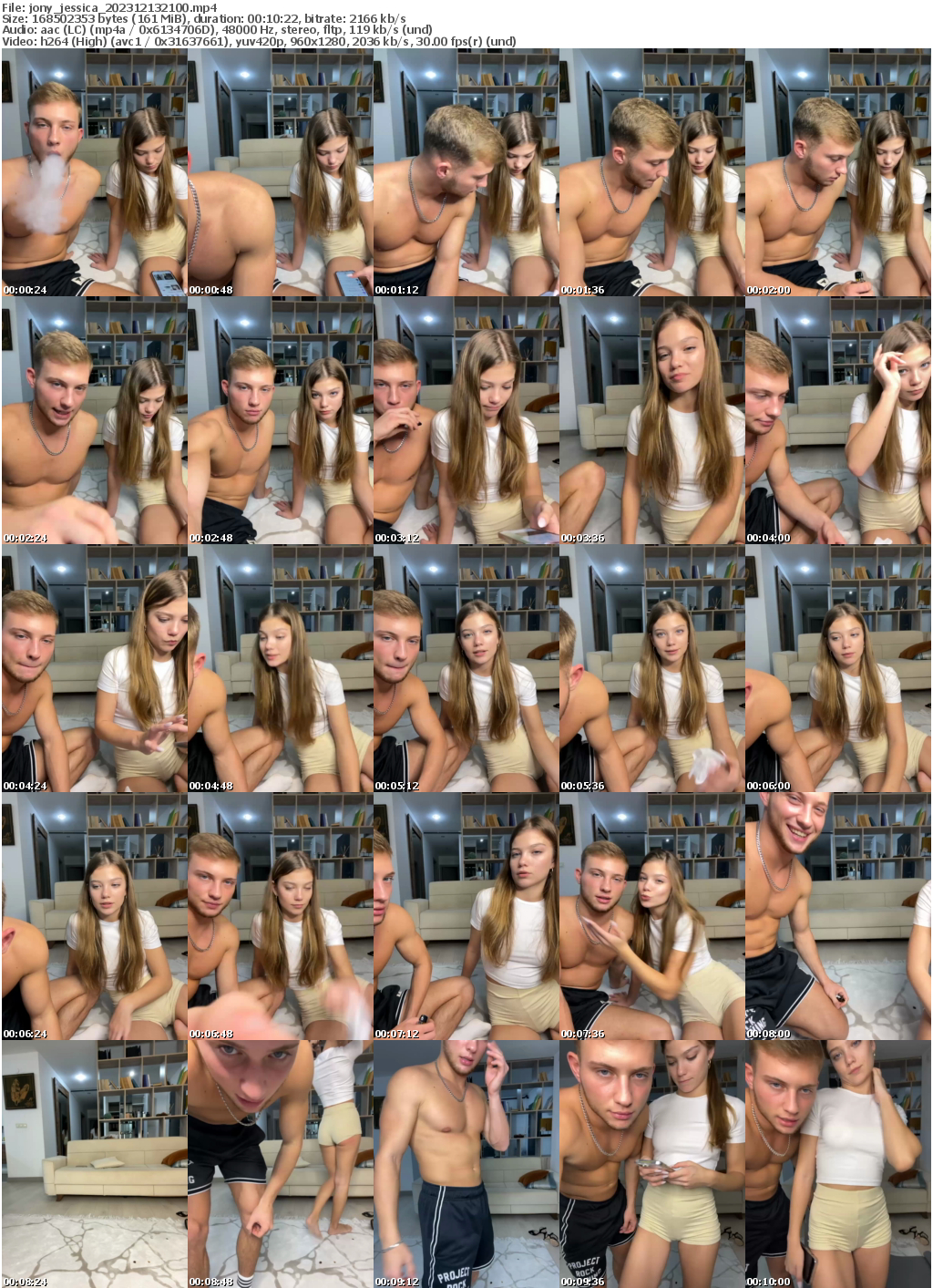 Preview thumb from jony_jessica on 2023-12-13 @ bongacams