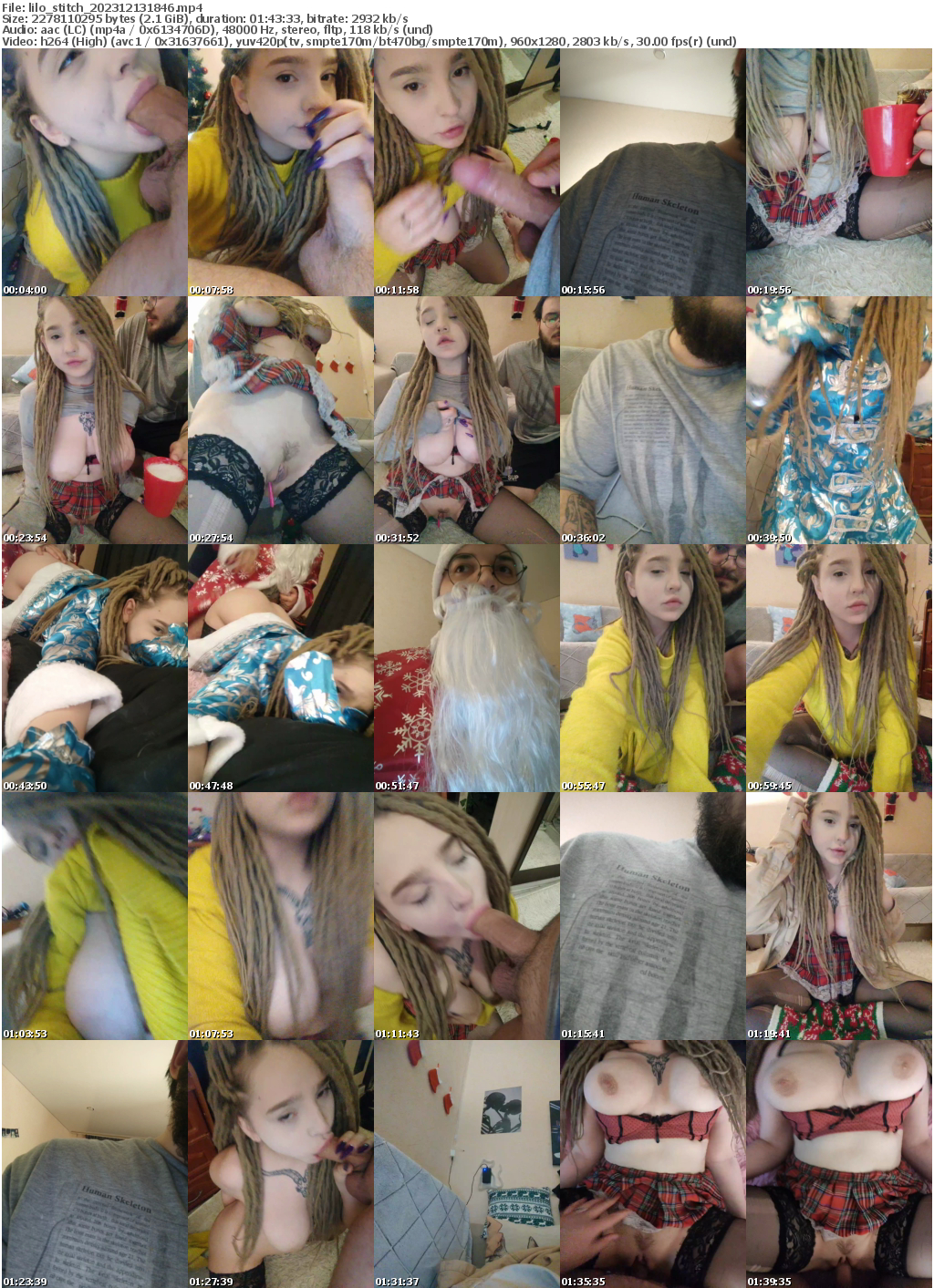 Preview thumb from lilo_stitch on 2023-12-13 @ bongacams