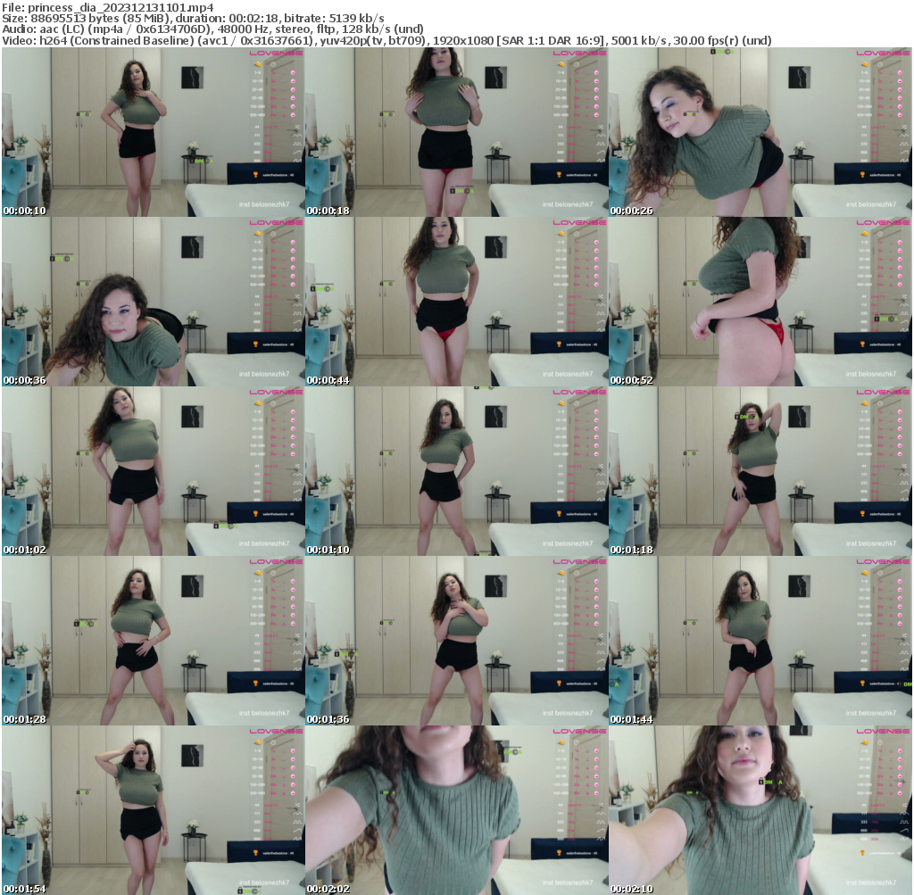 Preview thumb from princess_dia on 2023-12-13 @ bongacams