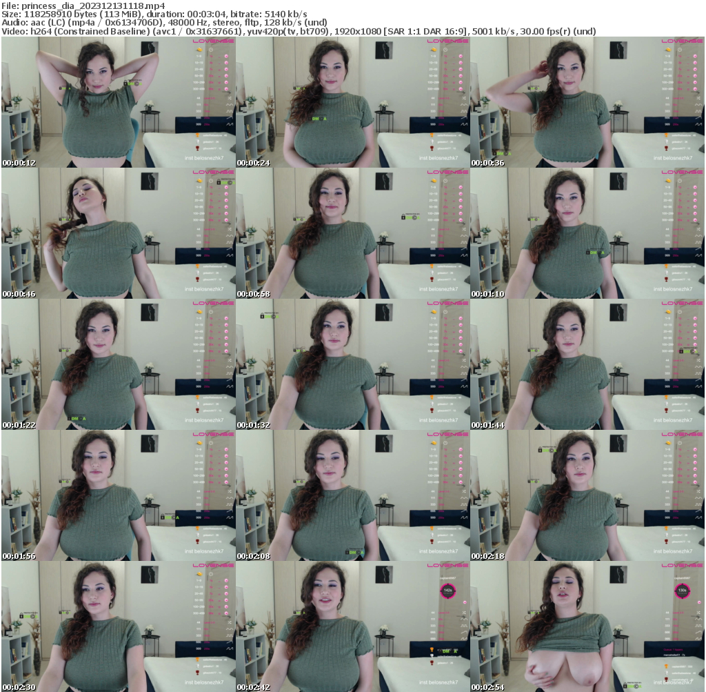 Preview thumb from princess_dia on 2023-12-13 @ bongacams