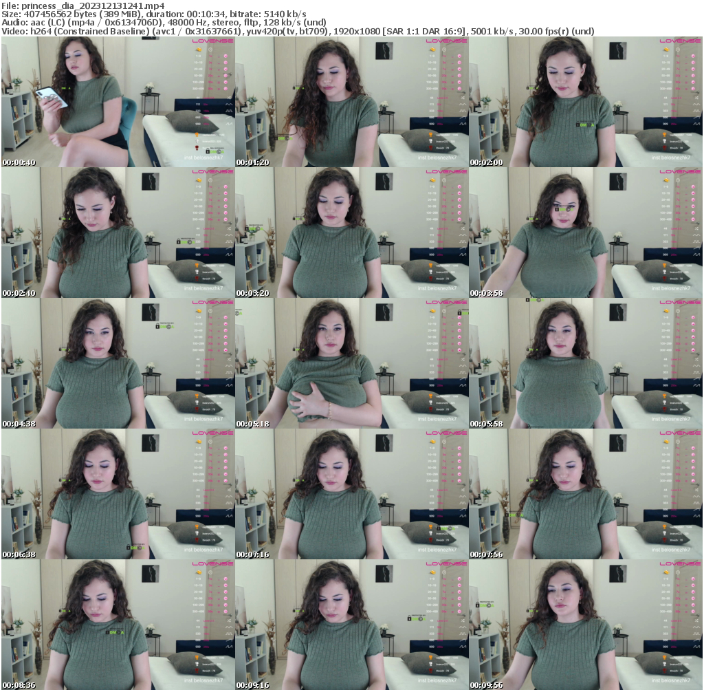 Preview thumb from princess_dia on 2023-12-13 @ bongacams