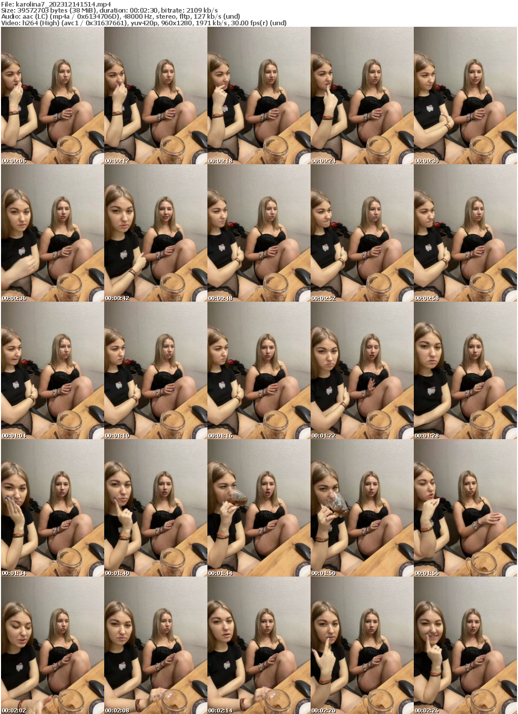 Preview thumb from karolina7 on 2023-12-14 @ bongacams