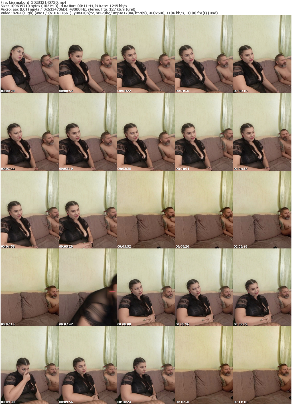 Preview thumb from kissmabont on 2023-12-14 @ bongacams