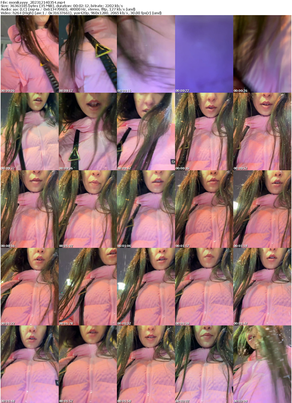 Preview thumb from monikayyy on 2023-12-14 @ bongacams