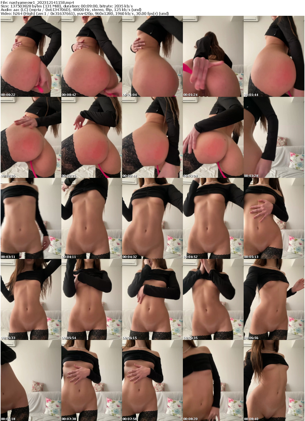 Preview thumb from nastyameow1 on 2023-12-14 @ bongacams