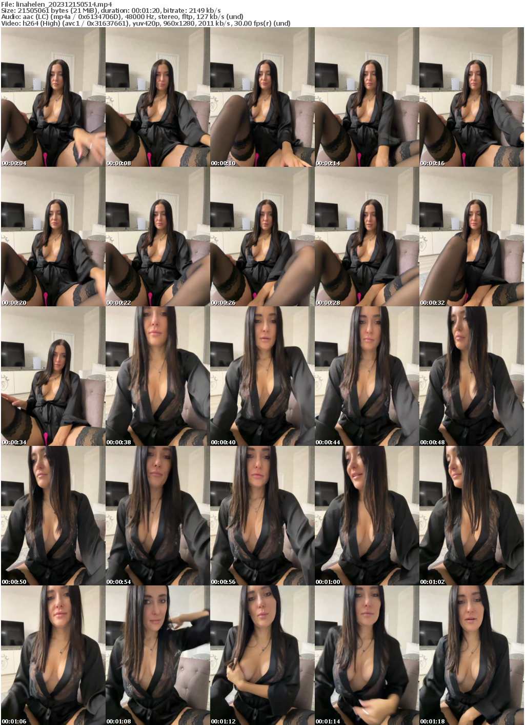 Preview thumb from linahelen on 2023-12-15 @ bongacams