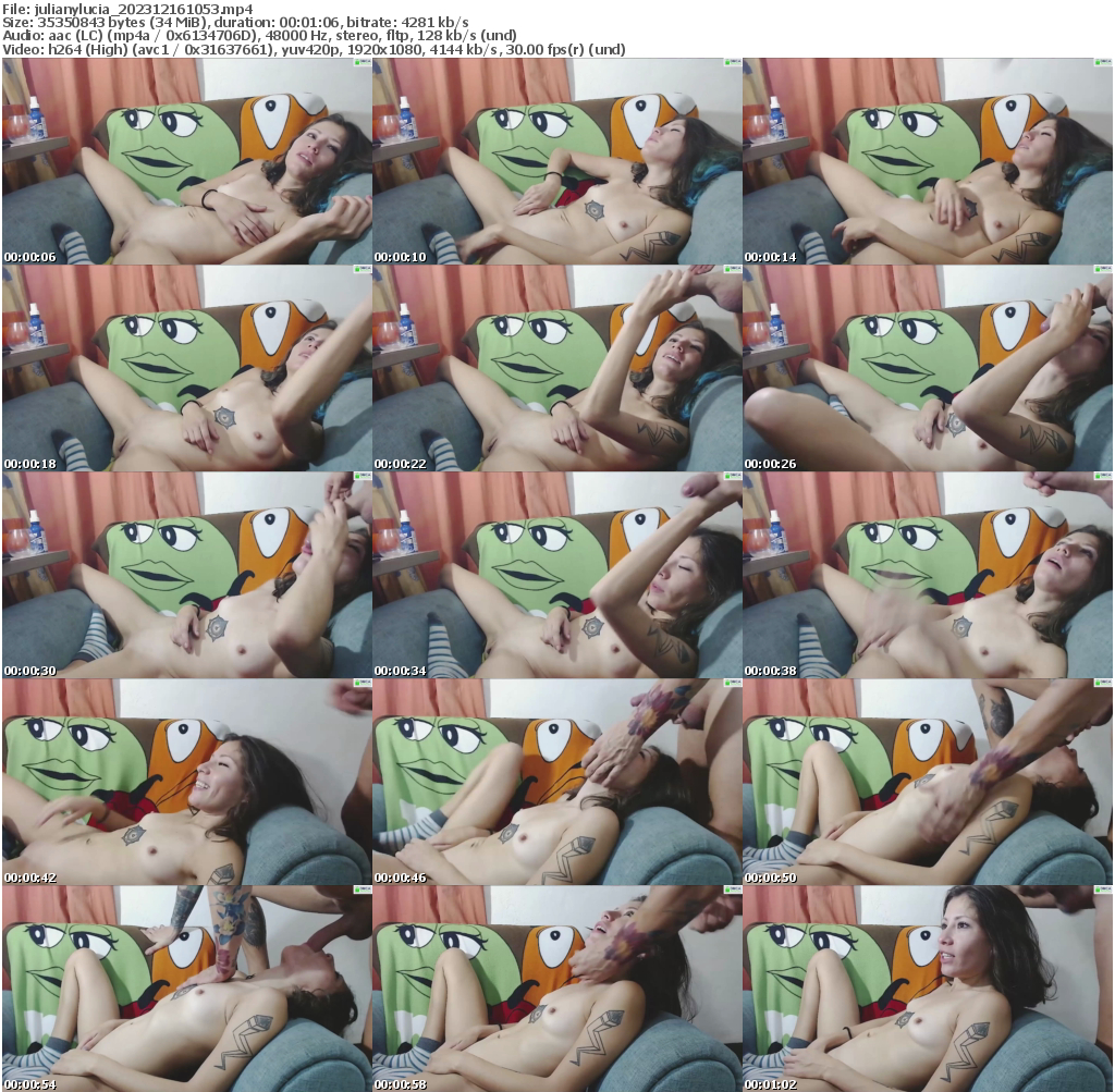 Preview thumb from julianylucia on 2023-12-16 @ bongacams