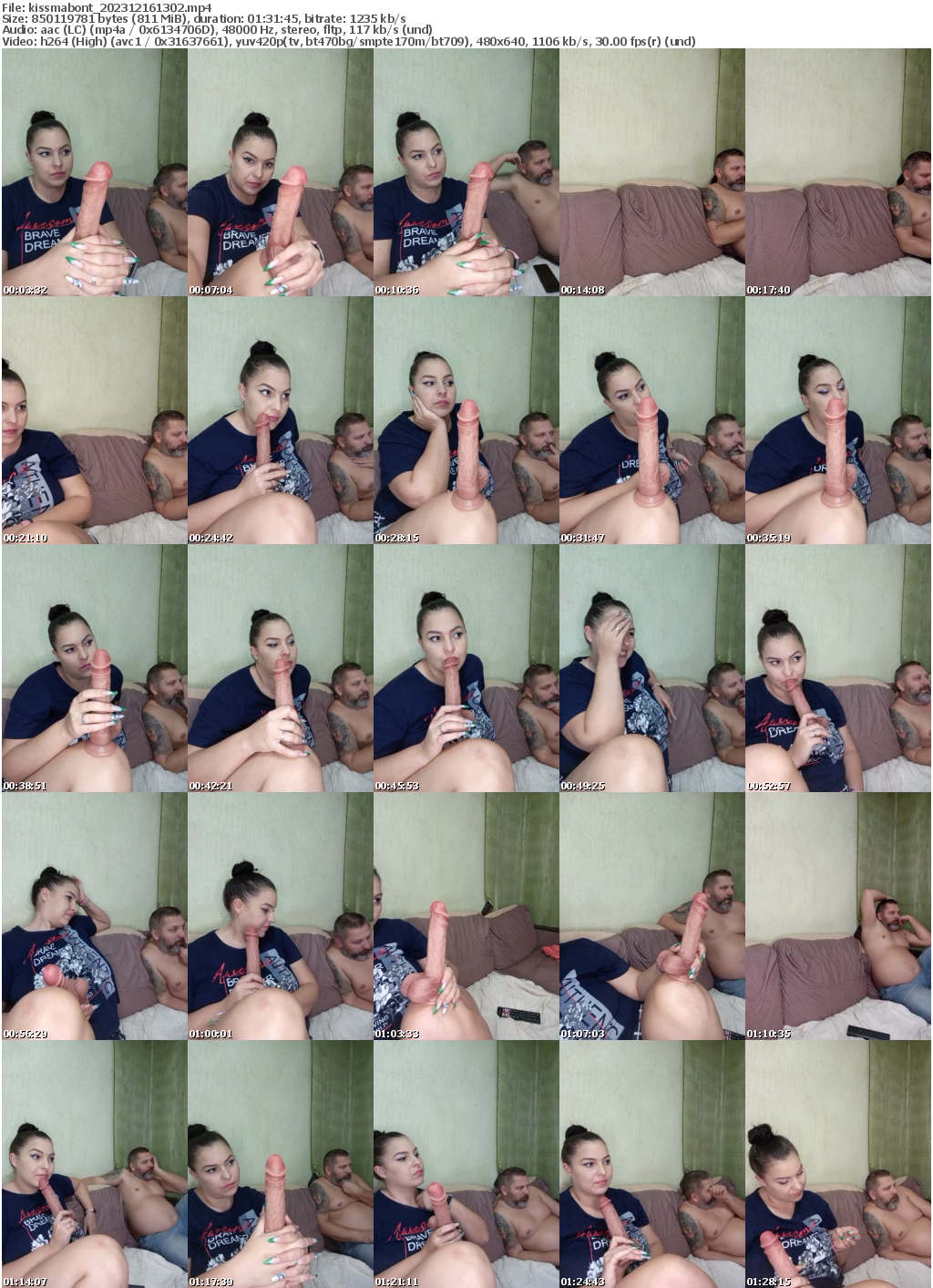 Preview thumb from kissmabont on 2023-12-16 @ bongacams