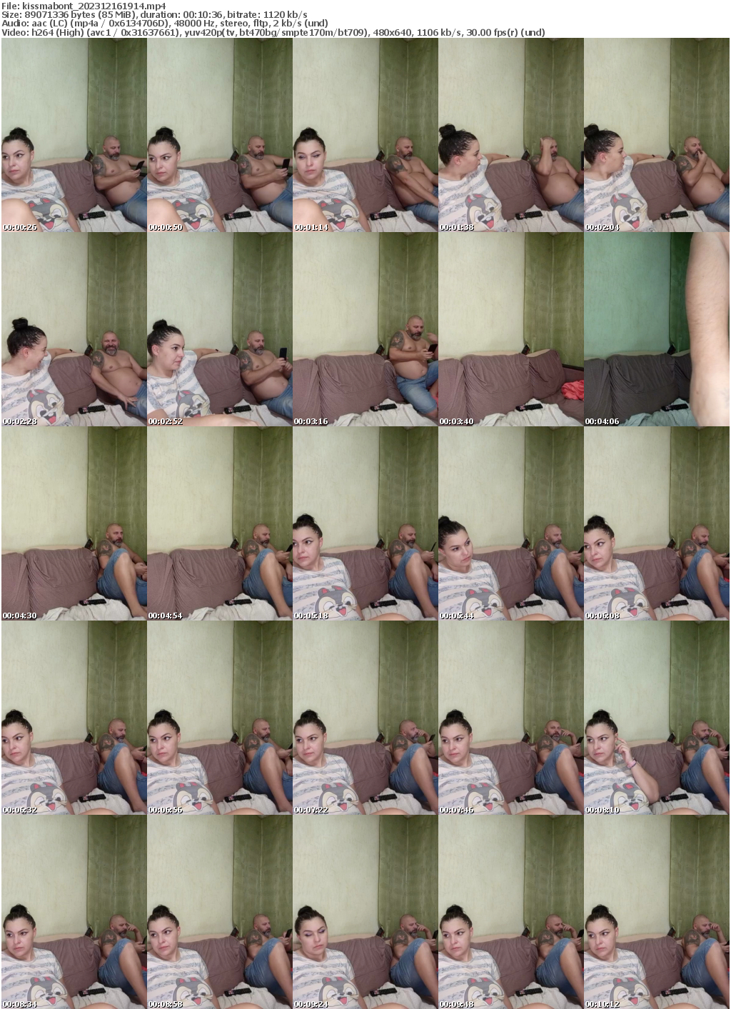 Preview thumb from kissmabont on 2023-12-16 @ bongacams