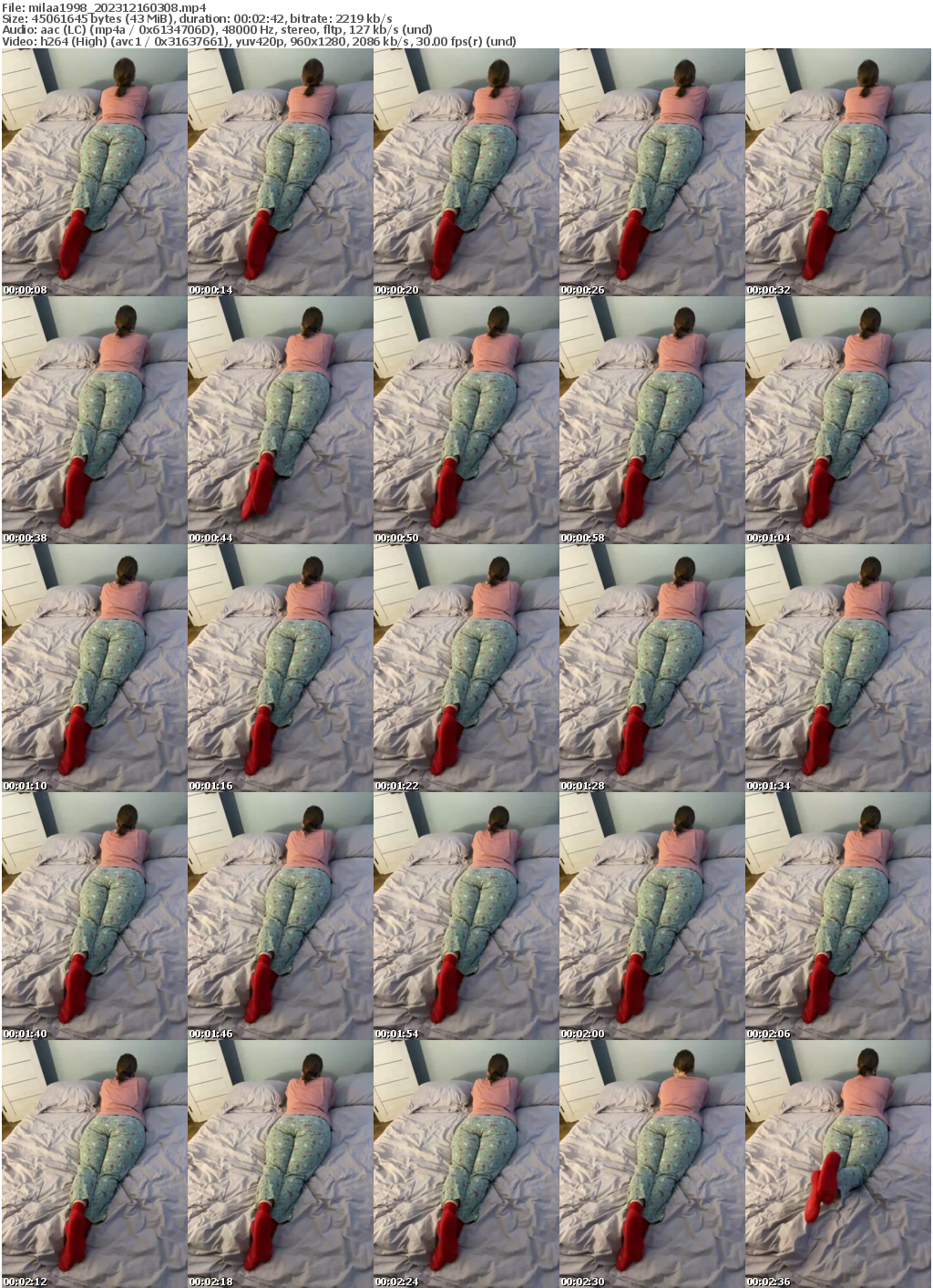 Preview thumb from milaa1998 on 2023-12-16 @ bongacams