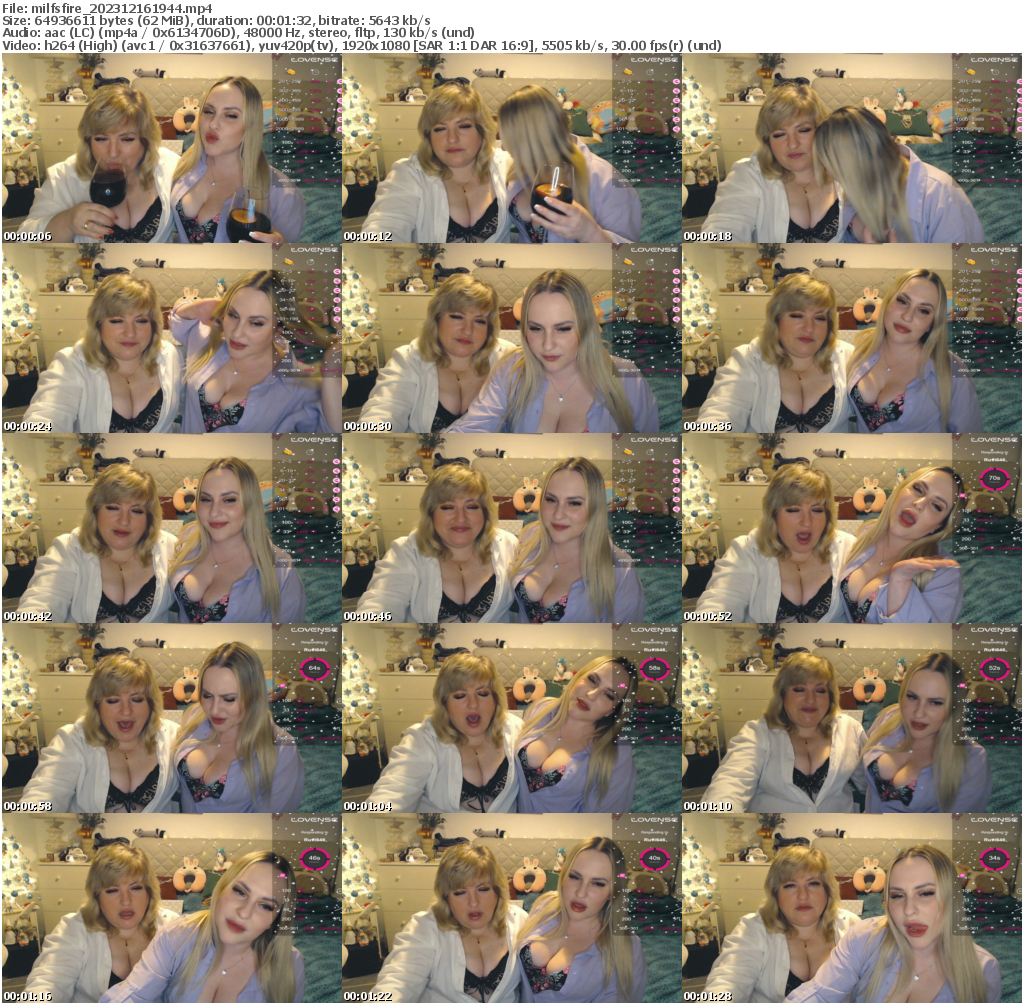 Preview thumb from milfsfire on 2023-12-16 @ bongacams