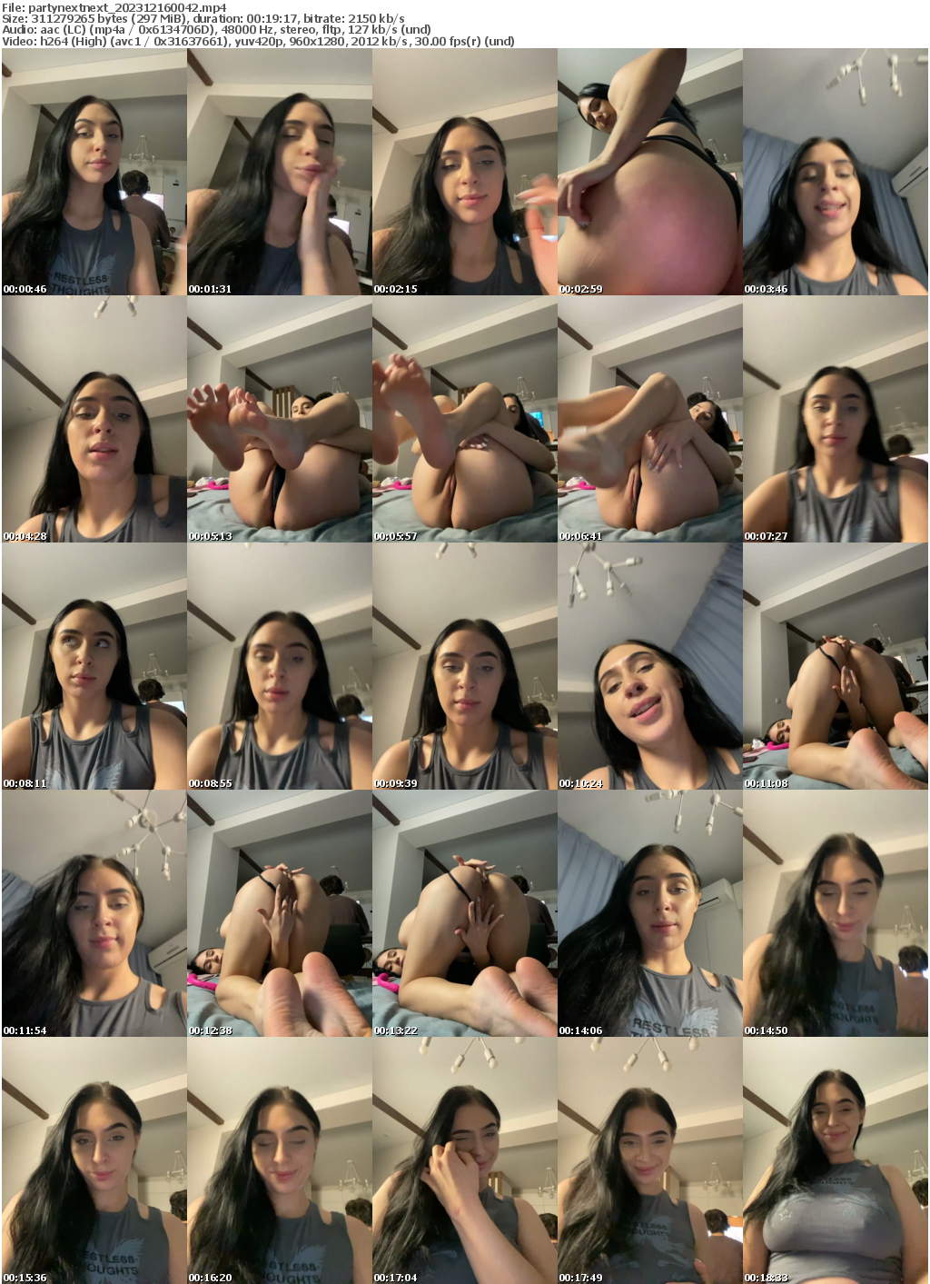 Preview thumb from partynextnext on 2023-12-16 @ bongacams