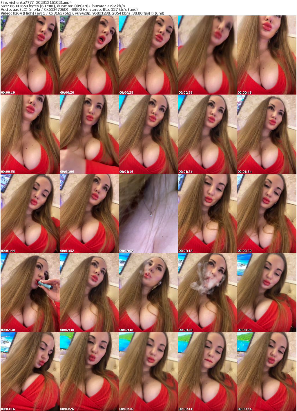 Preview thumb from vishenka7777 on 2023-12-16 @ bongacams