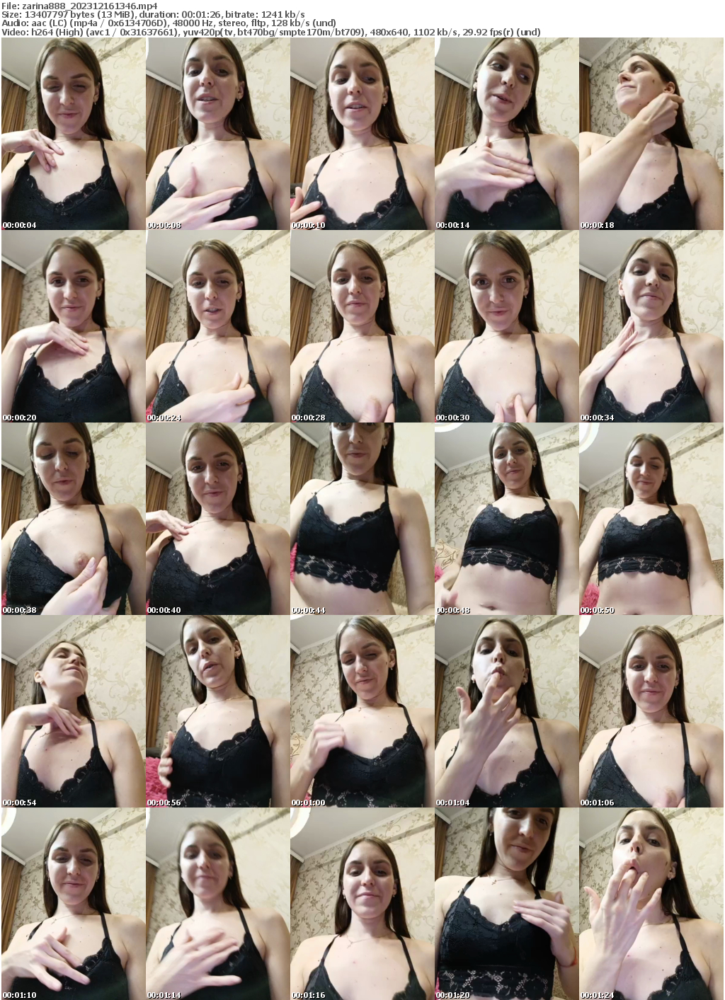 Preview thumb from zarina888 on 2023-12-16 @ bongacams