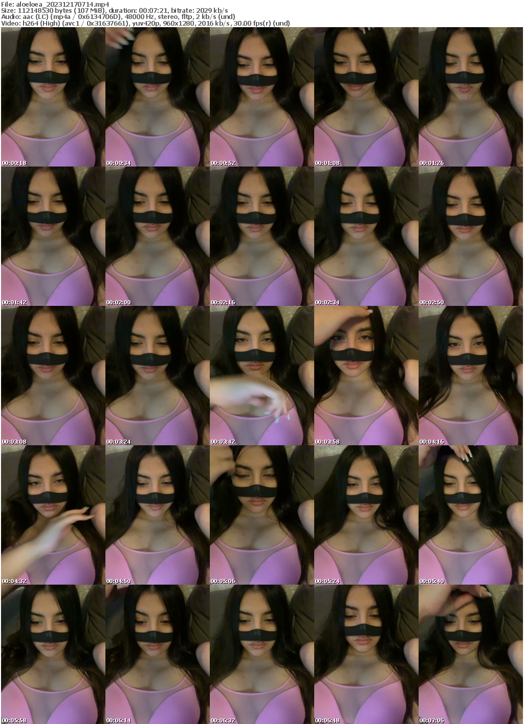 Preview thumb from aloeloea on 2023-12-17 @ bongacams