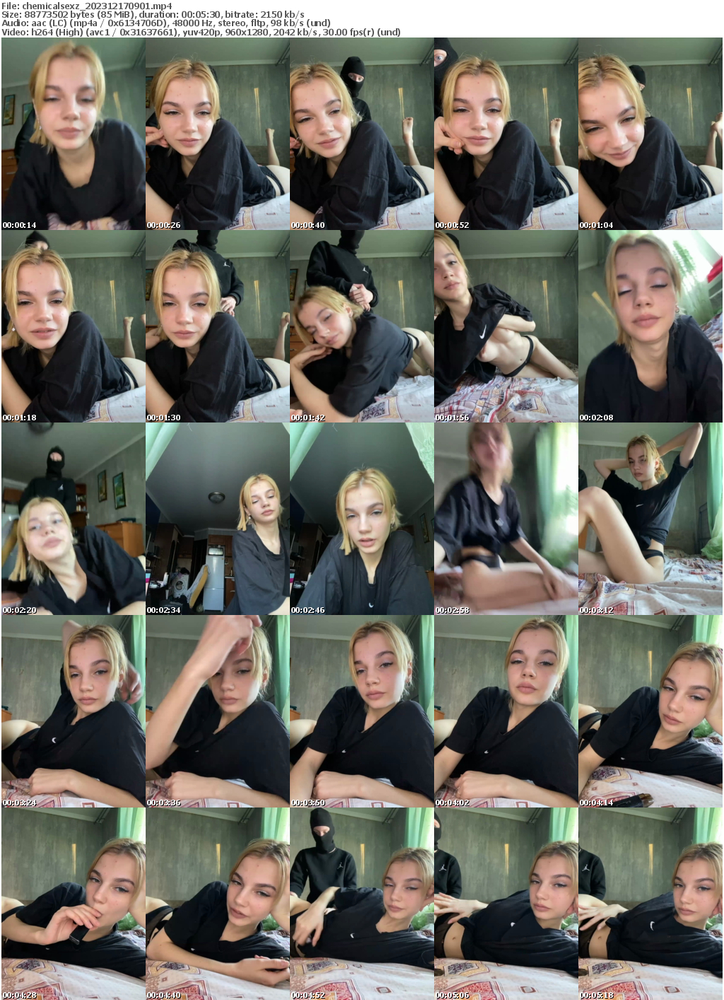 Preview thumb from chemicalsexz on 2023-12-17 @ bongacams