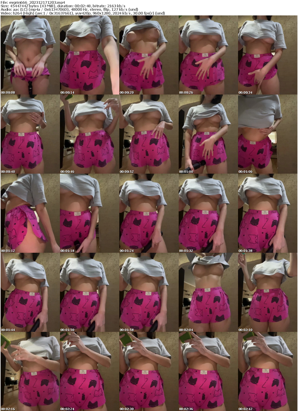 Preview thumb from evgrin666 on 2023-12-17 @ bongacams