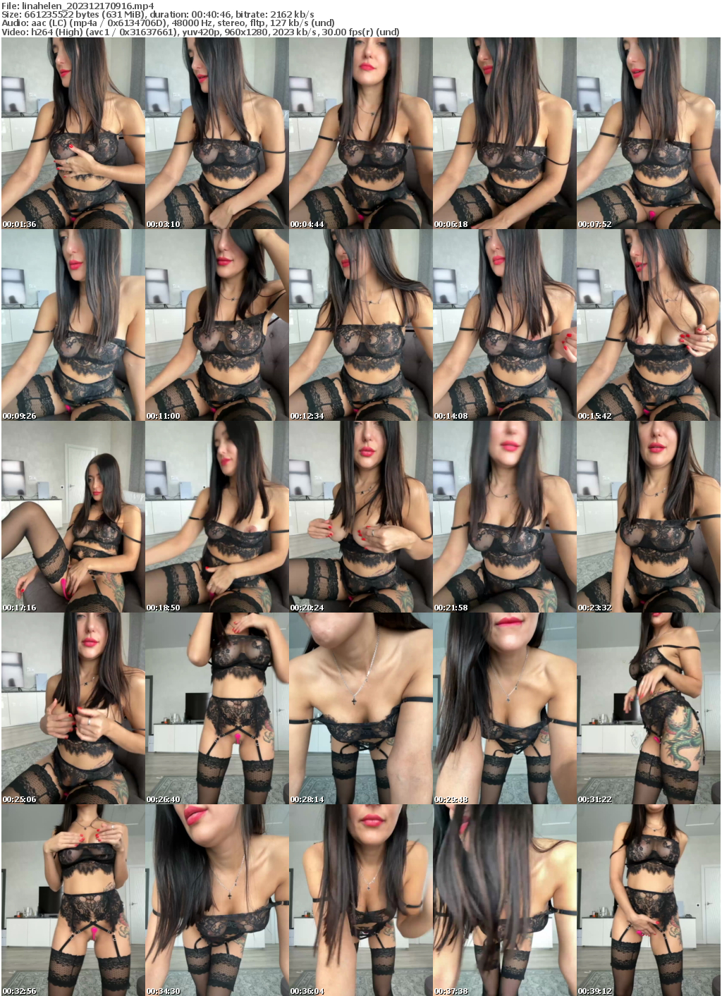 Preview thumb from linahelen on 2023-12-17 @ bongacams