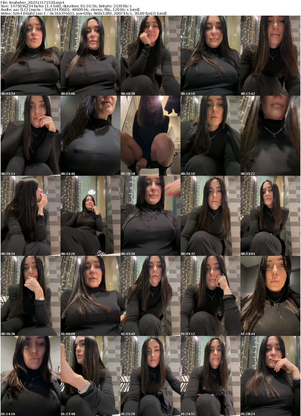 Preview thumb from linahelen on 2023-12-17 @ bongacams