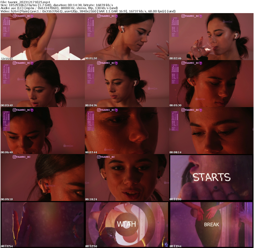 Preview thumb from taanni on 2023-12-17 @ bongacams