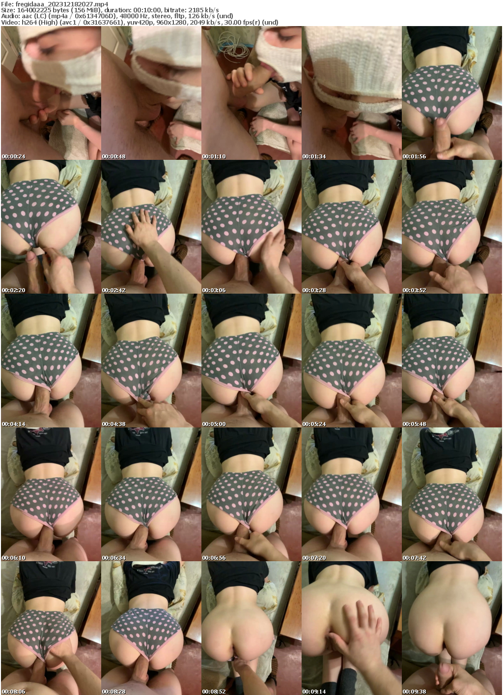 Preview thumb from fregidaaa on 2023-12-18 @ bongacams