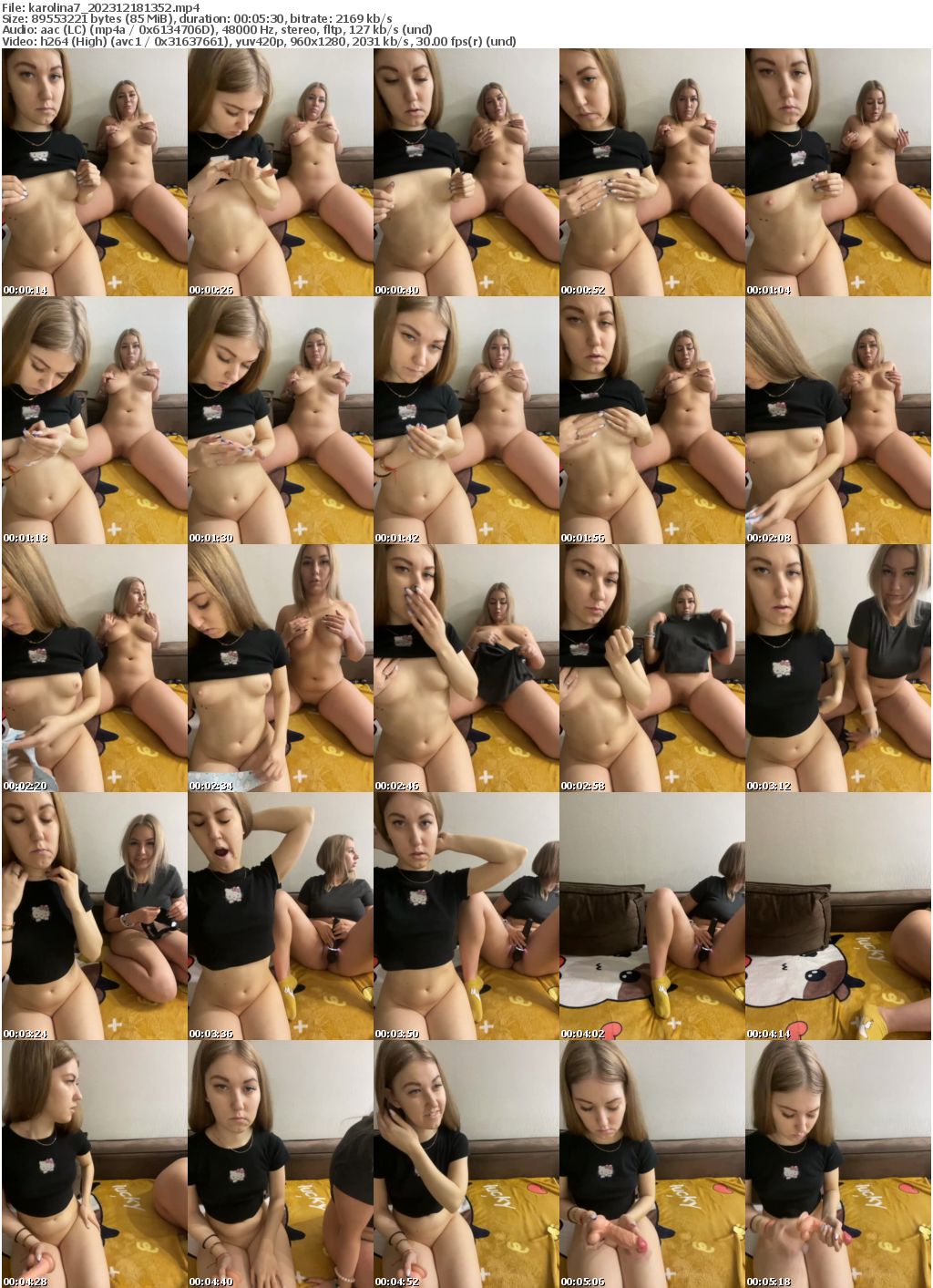 Preview thumb from karolina7 on 2023-12-18 @ bongacams