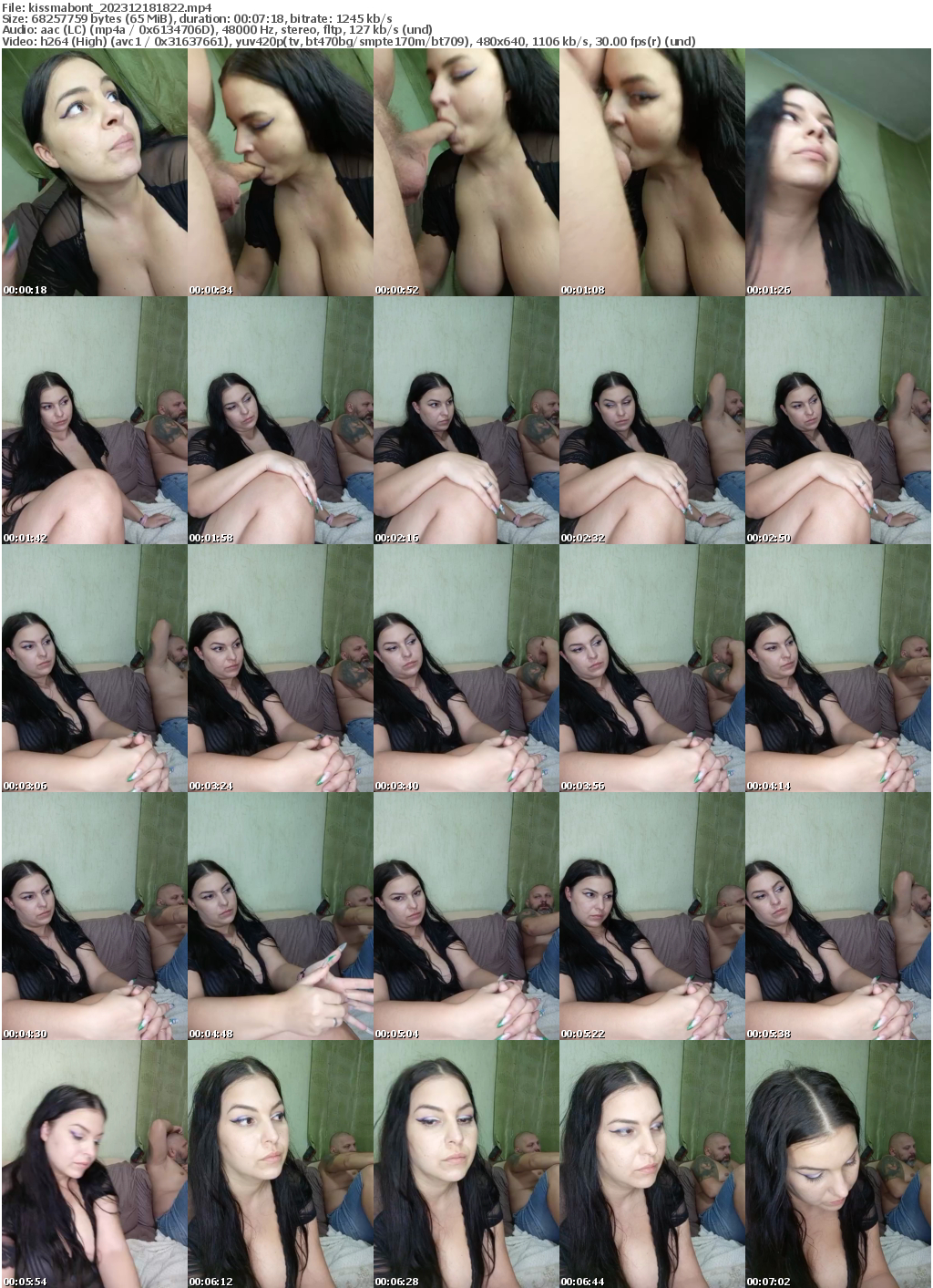 Preview thumb from kissmabont on 2023-12-18 @ bongacams