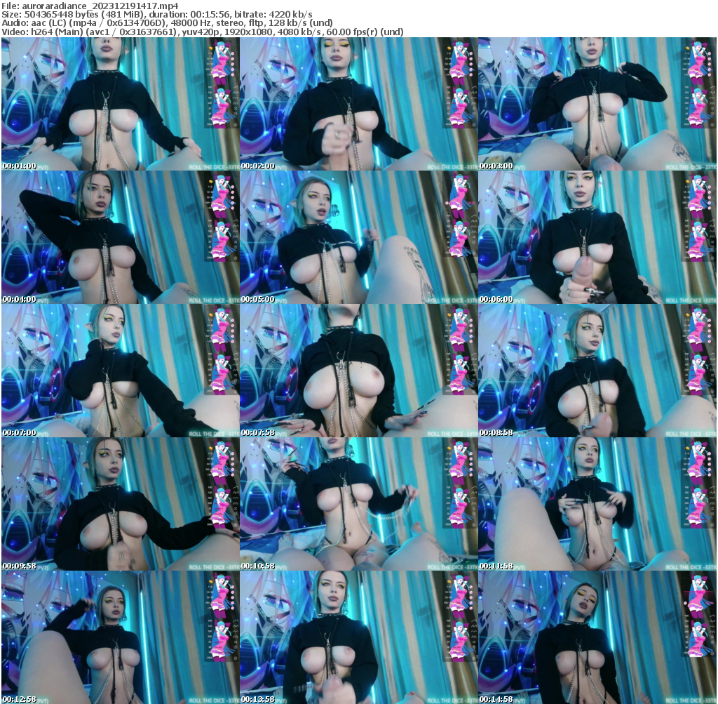 Preview thumb from auroraradiance on 2023-12-19 @ bongacams