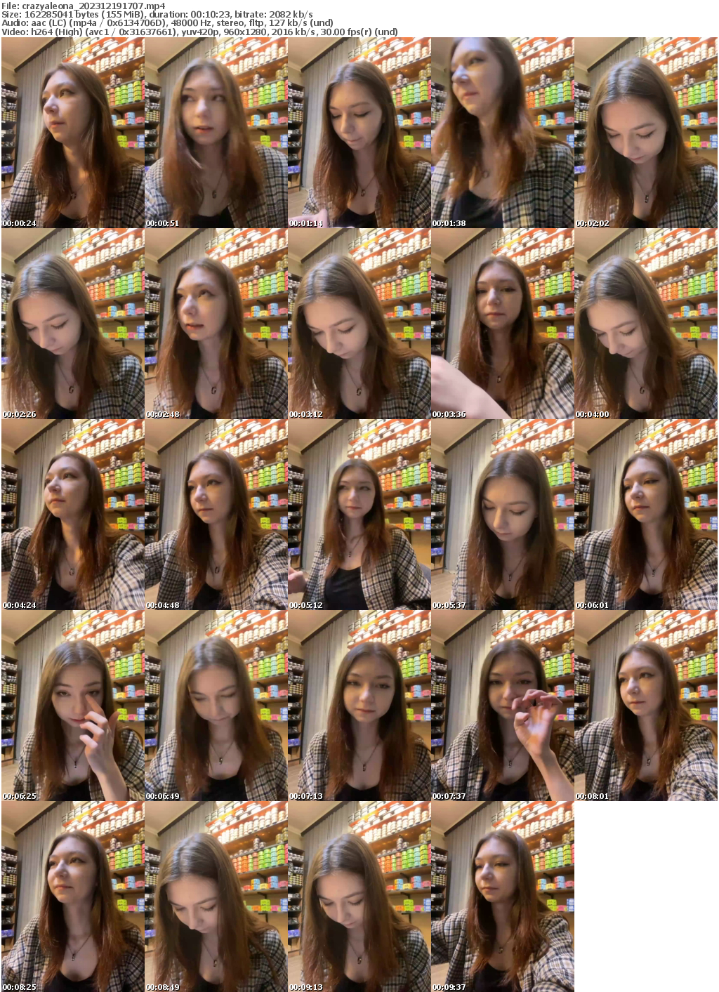 Preview thumb from crazyaleona on 2023-12-19 @ bongacams