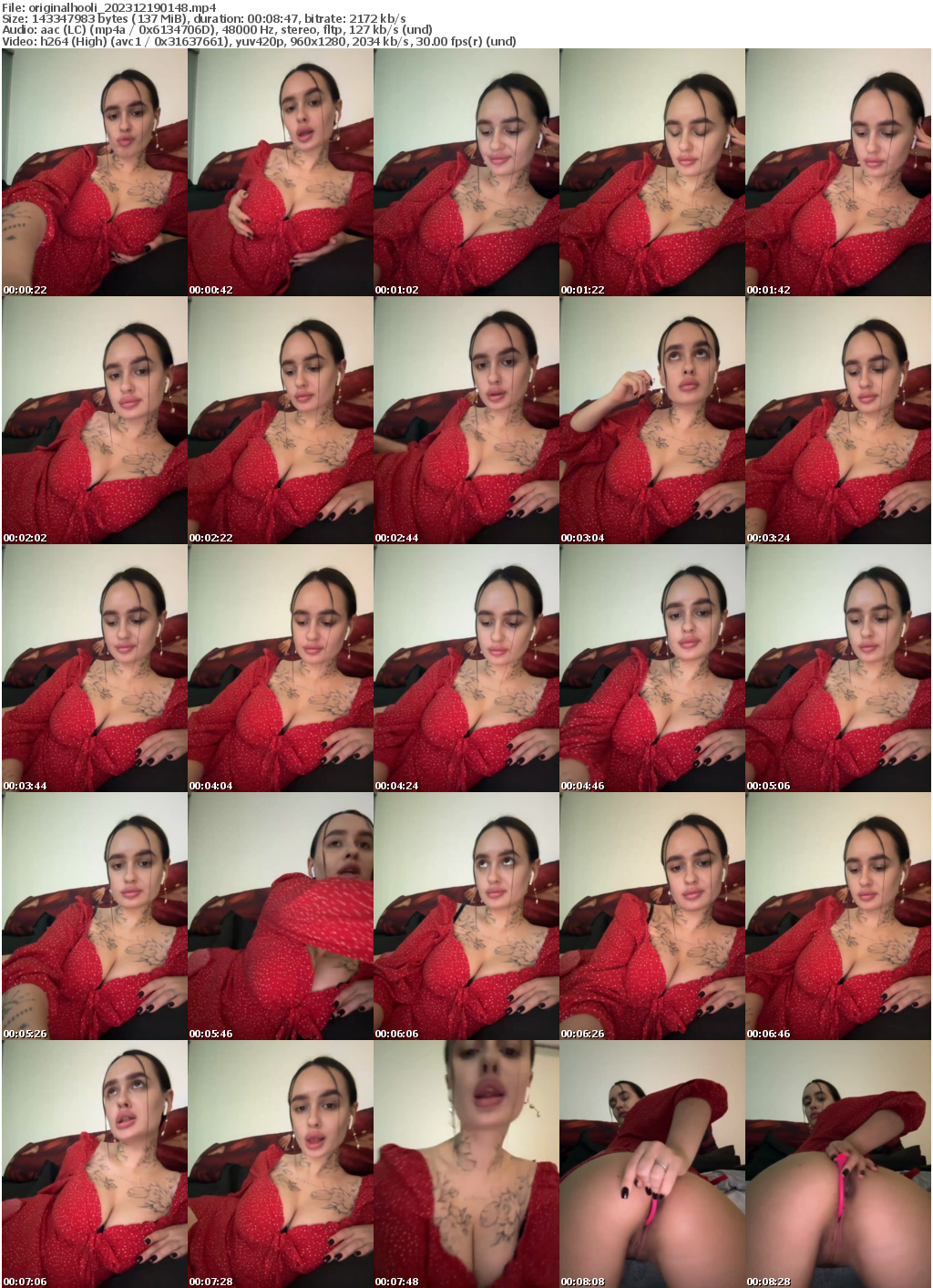 Preview thumb from originalhooli on 2023-12-19 @ bongacams