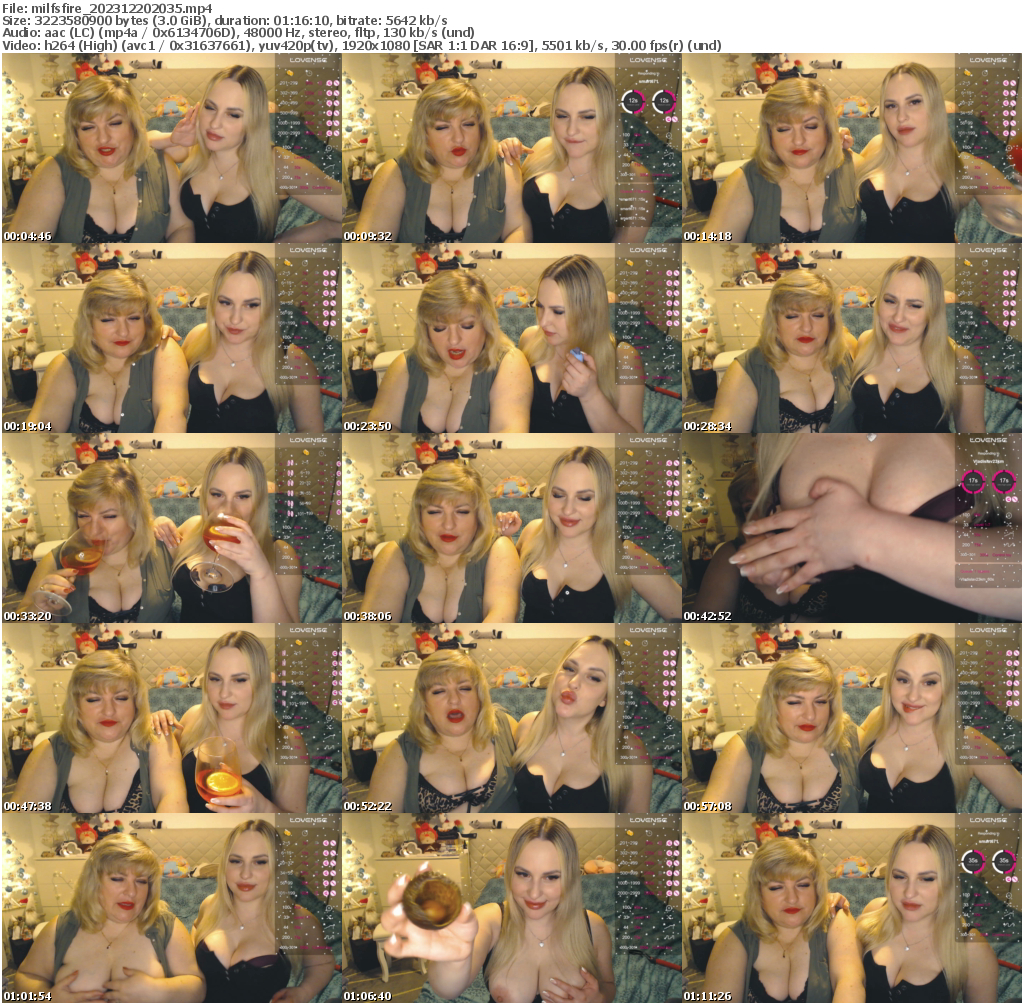 Preview thumb from milfsfire on 2023-12-20 @ bongacams