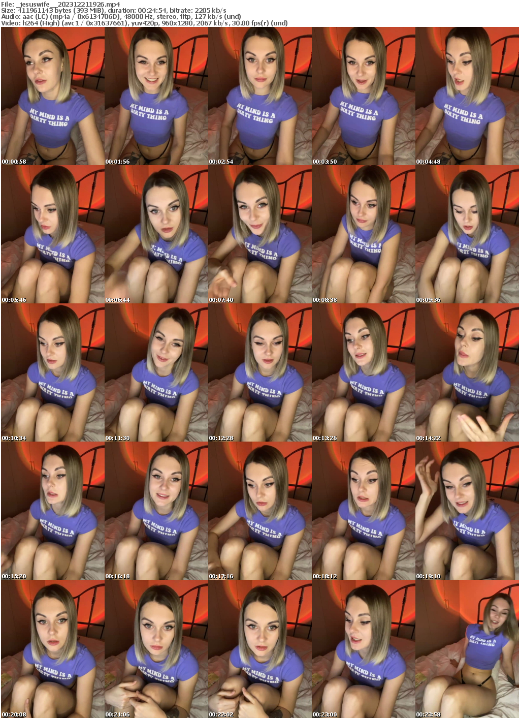 Preview thumb from _jesuswife_ on 2023-12-21 @ bongacams