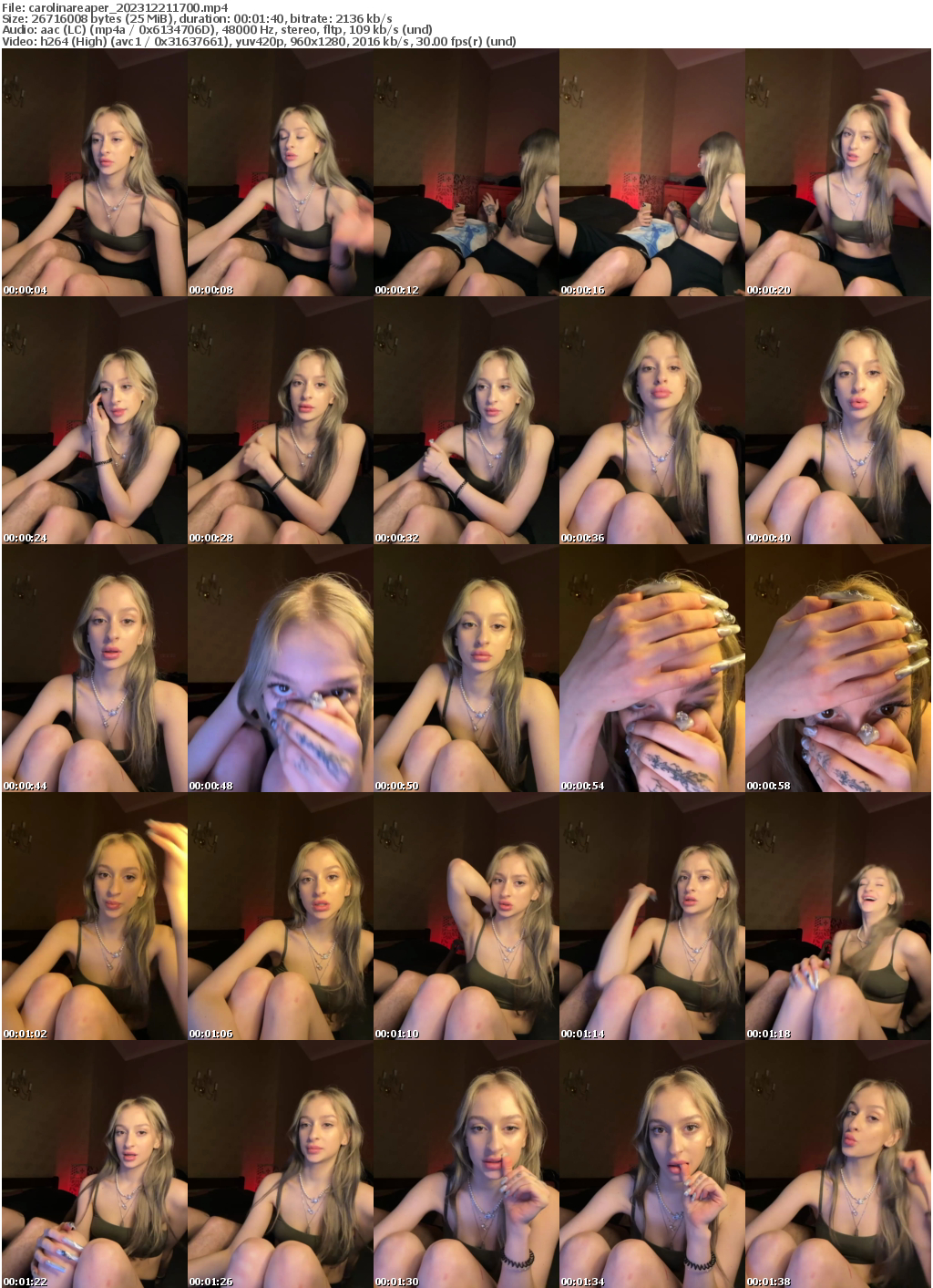 Preview thumb from carolinareaper on 2023-12-21 @ bongacams